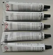 5 X 100g Acrifix 1R 0192 Adhesive Plexiglass Pmma Cab PC Ps uv-Härtend