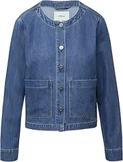 [s.Oliver] Casual Denim Jacket in Shortened Relaxed fit