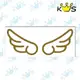 【收藏天地】防水防曬＊安全帽 汽機車 浮雕貼紙-可愛小翅膀 (兩色)