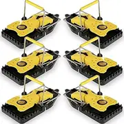 CANAANIN Mouse Trap Rat Trap That Work Multi Heavy-Duty Reusable Indoor-Outdoor Mice Trap Snap Trap Quick Effective Sanitary Safe, Pest Control for Rodent Mouse Mice (Upgraded Small 6 Pack)