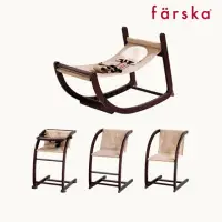 在飛比找momo購物網優惠-【Farska】實木陪伴成長椅│黑糖可可(成長椅 餐椅 學習