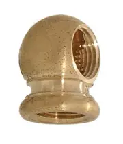 B&P Lamp 5/8" Dia., Brass Elbow