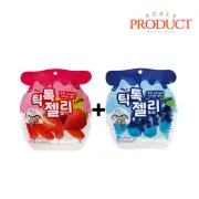 TWIN ROOZI Tiktok Jelly Strawberry 160g (40g x 4pcs) + Grape 160g (40g x 4pcs)