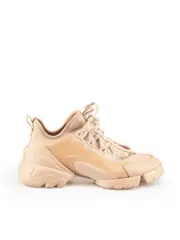 Beige Chunky Sole D Connect Trainers