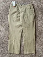 Mens Dockers Tan Classic Fit Workday Khaki Pants - 32x29 - Zippered Side Pocket