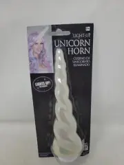 Light-up Glitter Unicorn Horn Costume Accessory Adult Halloween Brand New