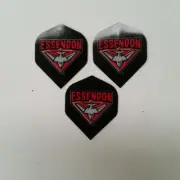 AFL Licensed DART FLIGHTS x 3 - Essendon BOMBERS