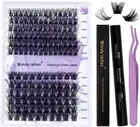 DIY Lash Extension Kit Lash Clusters Thin Band C/D Curl Individual Lashes Strong