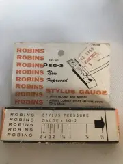 ROBINS NEW PRECISION STYLUS FORCE GUAGE SG-2 RECORD PLAYER TURNTABLE NEW VINTAGE