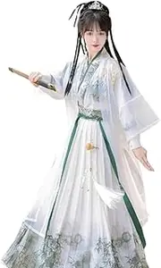 [IDZNFNFX] Chinese Style Hanfu Couple Traditional Outfit Unisex for Cosplay, Stage, Photography,2XL=175~180cm
