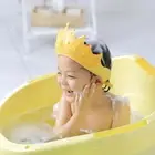Adjustable Baby Shower Cap Crown Kids Children Bath Shampoo Hat. P8G6