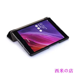 西米の店華碩 Zenpad 保護殼 一體亞克力+PU皮套Z8s ZT582保護套8寸平板翻蓋休眠