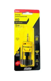 Decking Drill & Countersink Adjustable 5mm (#10)New Pack Alpha Brand AU Stock.