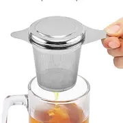 304 Stainless Steel Tea Strainer Reusable Tea Infuser Tea Strainer Teapot Loose Tea Leaf Spice Tea Filter Kitchen Accessories Tea Strainer Tea Drain with Hand