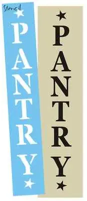 24" Stencil Vertical Pantry Barn Stars Kitchen Cupboard Country Craft DIY Signs