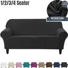 Velvet Plush Sofa Covers Stretch Couch Covers Furniture Protector 1/2/3/4 Seater