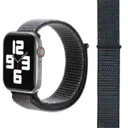 For Apple Watch Series 3,42-mm Case,Nylon Watch Band,Fastener,Space Grey