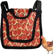 Hen Saddle for Chickens - Poultry Saver with Elastic Adjustable - Full Coverage Breathable Lightweight Accessories for Comfortable Feather Protection and Regrowth Outdoor Coop Care