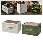 Storage Bin Camping Storage Box Stackable Container Foldable Storage Bin for