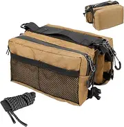 Bike Frame Bag,Cycling Frame Storage Bag - Portable Bike Accessory, Storage Pouch with Zipper for Mobile Phones Repair Tools Tissue Key