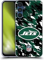 Head Case Designs Officially Licensed NFL Camou New York Jets Logo Gel Case [Military Grade Protection] Compatible with Samsung Galaxy A15