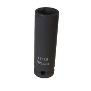 SK Hand Tools 34222 - 1/2" Dr. 11/16" 6pt Deep Fractional Impact Socket