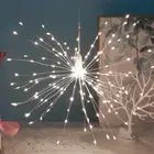 180 LED Firework Outdoor Fairy String Lights 8 Modes Starburst Hanging Décor ty