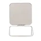 Pocket Mirror Double Sided Foldable Stainless Steel Small Purse Mirror Porta DSO
