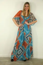 Hippie Chic Maxi Dress--MART-M8343HC