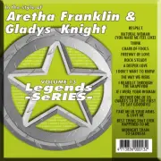 ARETHA FRANKLIN &GLADIS LEGENDS SERIES VOL-13 KARAOKE CD+G NEW IN PLASTIC /PRINT