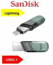 SanDisk iXpand Flip 32GB 64GB 128GB 256GB Type-A Lightning USB Flash Drive lot