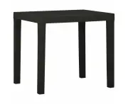 outdoor dining table weather-resistant 79x65x72 cm anthracite plastic