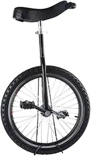Mom/Dad/Adult/Teen Balance Unicycle, 20 Inch, Female/Male Outdoor Unicycle with Alloy Rim & Stand, User Height 160-175Cm (Color : Yellow, Size : 20") Durable TDF