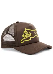 Ice Cream Running Dog Trucker cap - Brown ONE SIZE