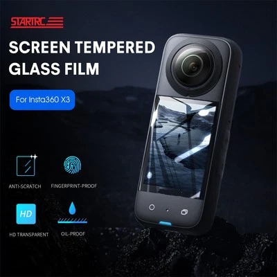 Camera Screen Protector Full Cover 3D Curved Protective Films For Insta360 X3