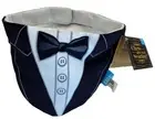 NWT Bark Dog Faux Reversible Tuxedo Shirt Jewels Wearable Squeaky Toy