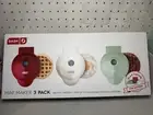Dash Mini Makers 3 Pack - Griddle Grill Waffle Maker 4" Cooking Surface NEW NIB