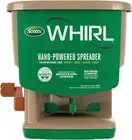 Scotts Whirl Hand-Powered Spreader for Seed, Fertilizer, Salt, Ice Melt, Handhel