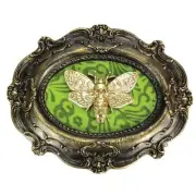 Nemesis Now Macabre Baroque Framed Death's Head Moth Wall Plaque, Polyresin, Bro