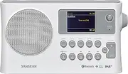 Sangean BTR-160 Portable Digital Radio (DAB+/VH-RDS/Bluetooth/Dual Alarm) White