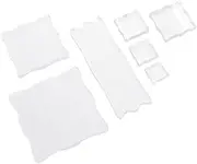 [ULDIGI] Memory Book Photo Scrapbook Creative Acrylic Block Seals 7pcs Seal Stamps Set for Scrapbooking