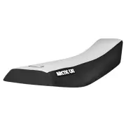 2002-2004 Arctic Cat 375 400 500 ATV Gripper Seat Cover BLACK/WHITE LOGO #451