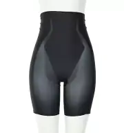 Spanx L79406 Women’s Black High-Waist Shaping Shorts Size XL