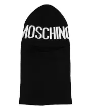 Moschino knit ski mask men Q060090D0M5673V016 Black wool cap hat beanie beret