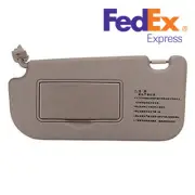 Left Driver Beige Sun Visor Shade w/ Makeup Mirror LH For Kia Sportage 2005-10 (for: Kia)