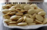 COCOA BUTTER WAFERS UNREFINED ORGANIC by H&B Oils Center RAW FRESH PURE 8 LB