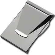 [Slim Clip] Double Sided Money Clip! (Chrome)