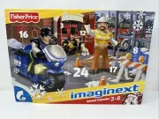 FISHER PRICE IMAGINEXT CHRISTMAS ADVENT CALENDAR + 3 FIGURES & ACCESSORIES 2011