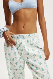 [Body] Body - Personalised Flannel Wide Leg Pant - Counting sheep XS COUNTING SHEEP
