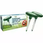 Snake Repeller Raidar 2 Piece Solar Powered Multi Pulse Ultrasonic Pest Control